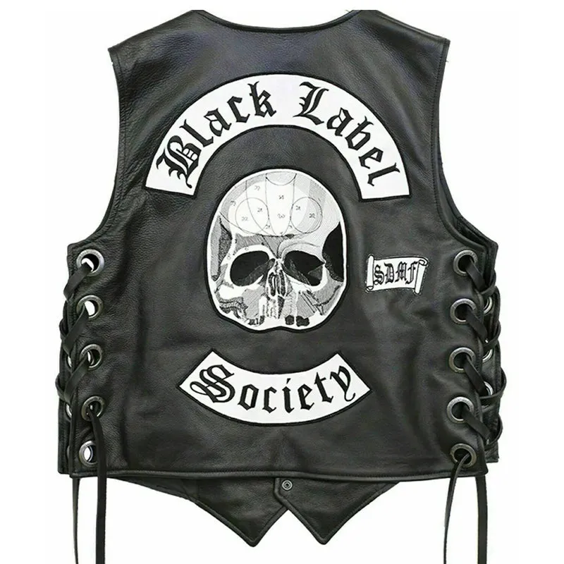 Men's Black Label Society Doom Crew Leather Vest