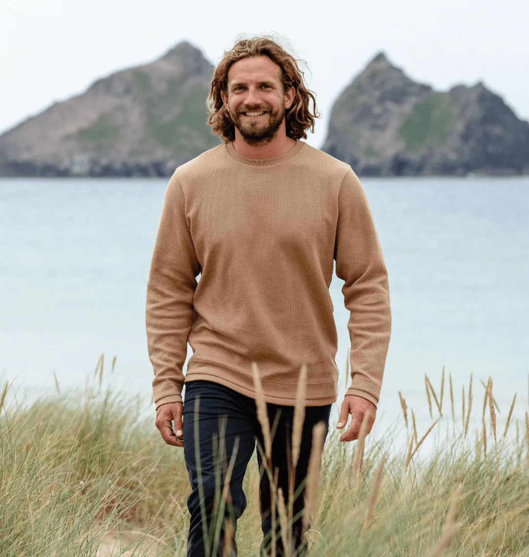 Men's Waffle Knit Jumper