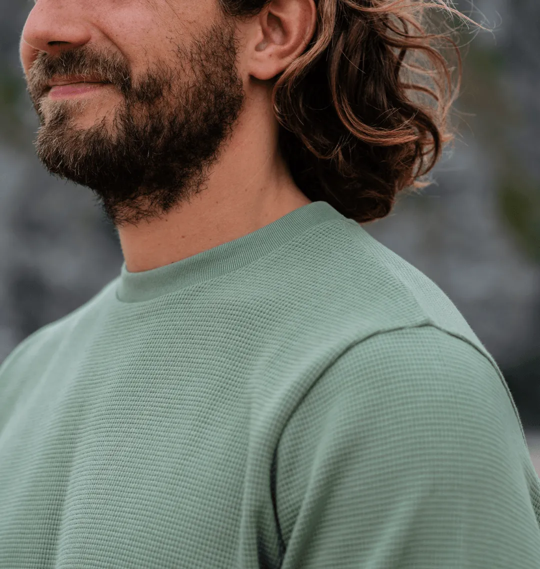 Men's Waffle Knit Jumper