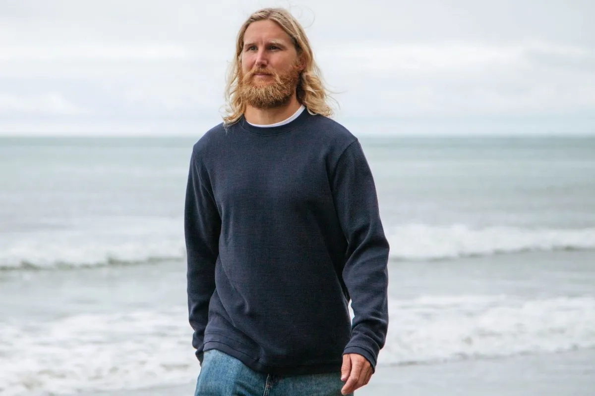 Men's Waffle Knit Jumper