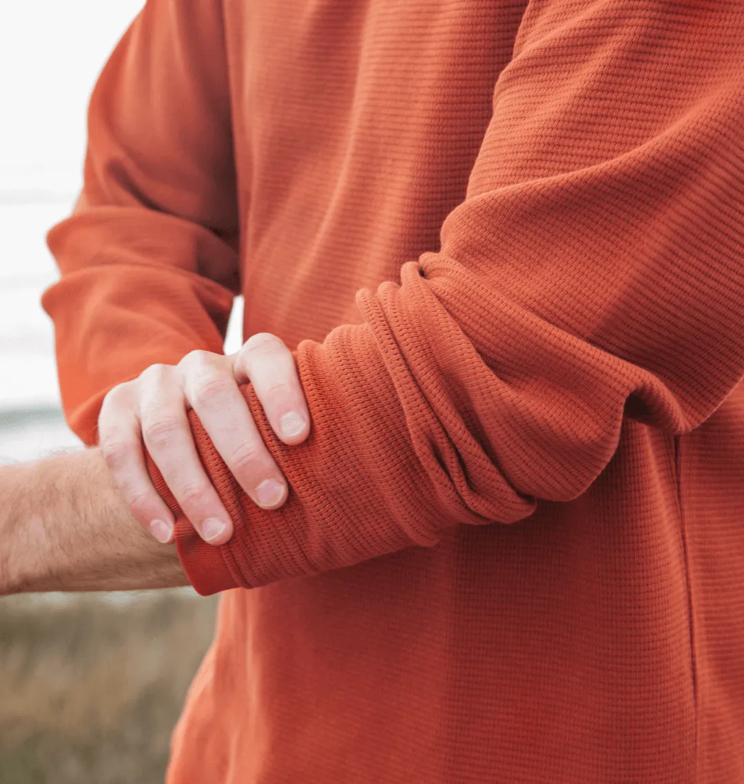 Men's Waffle Knit Jumper