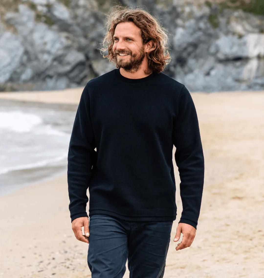 Men's Waffle Knit Jumper