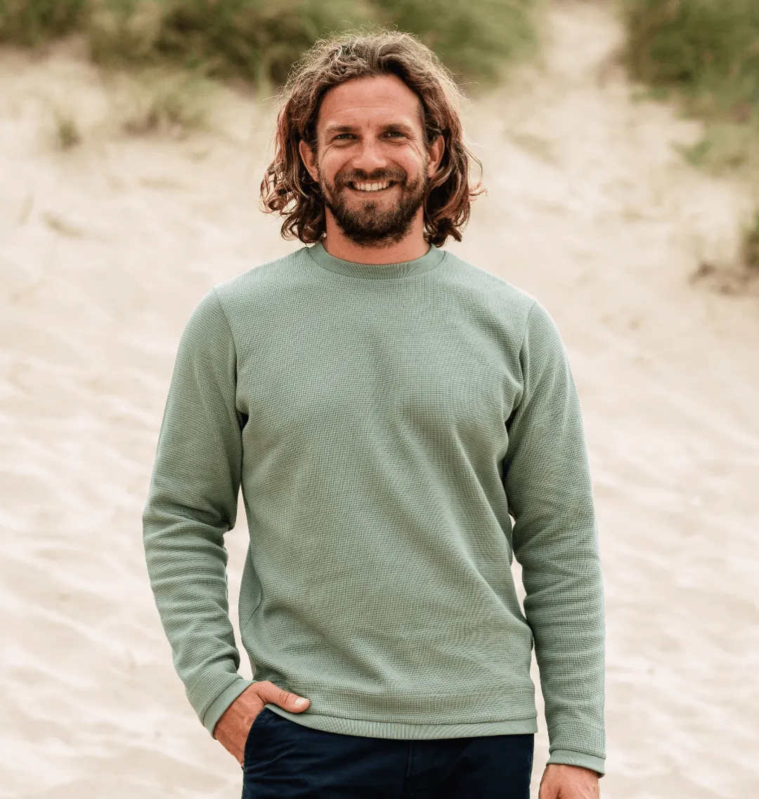 Men's Waffle Knit Jumper