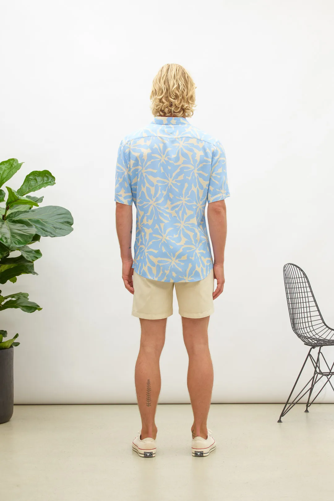 NAI0108D4 print shirt big flower