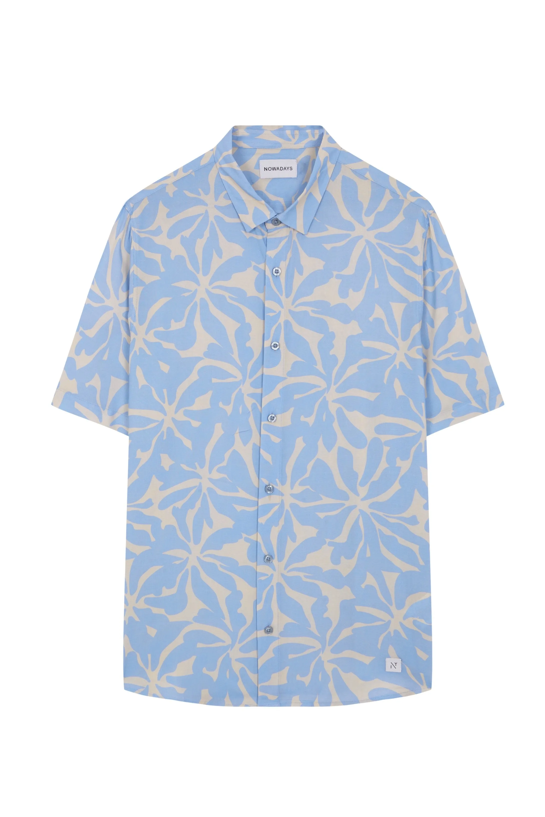 NAI0108D4 print shirt big flower