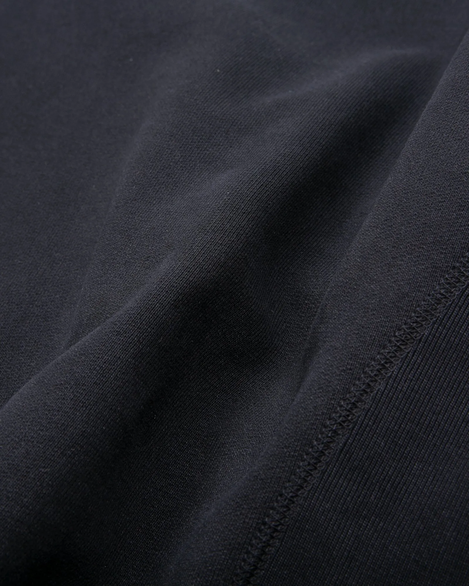 Natural Dyed Crew Fleece - Black