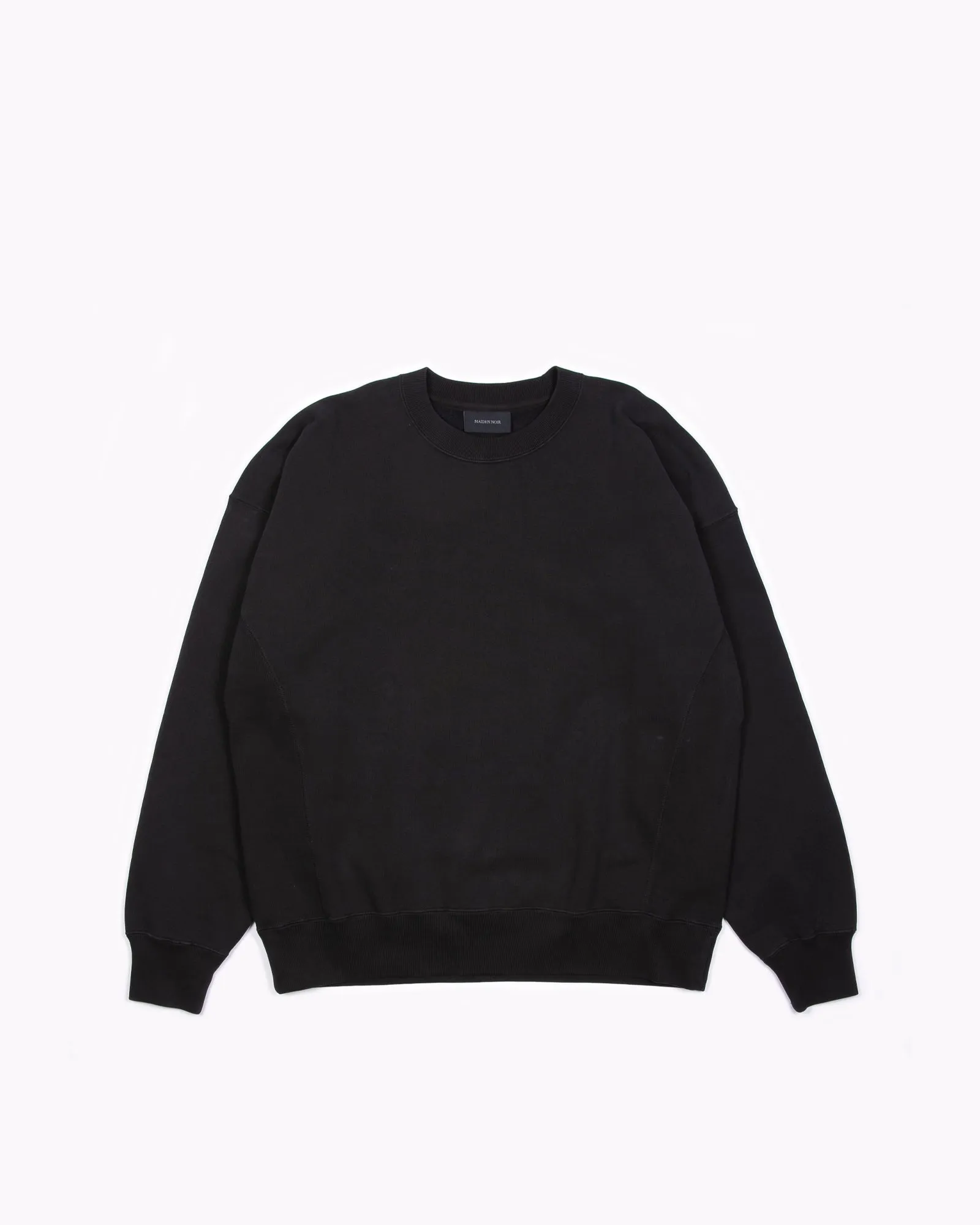Natural Dyed Crew Fleece - Black