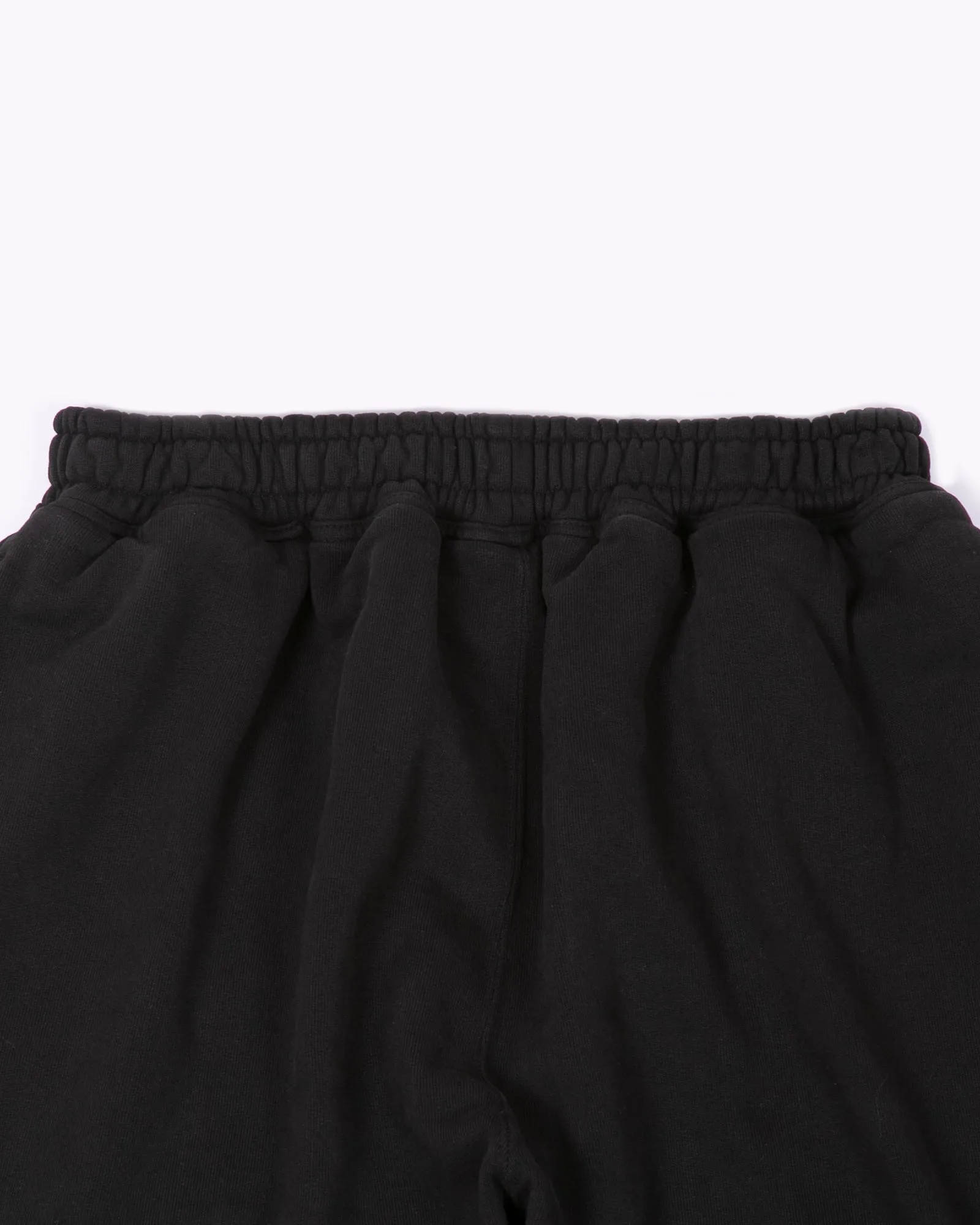 Natural Dyed Fleece Trouser - Black