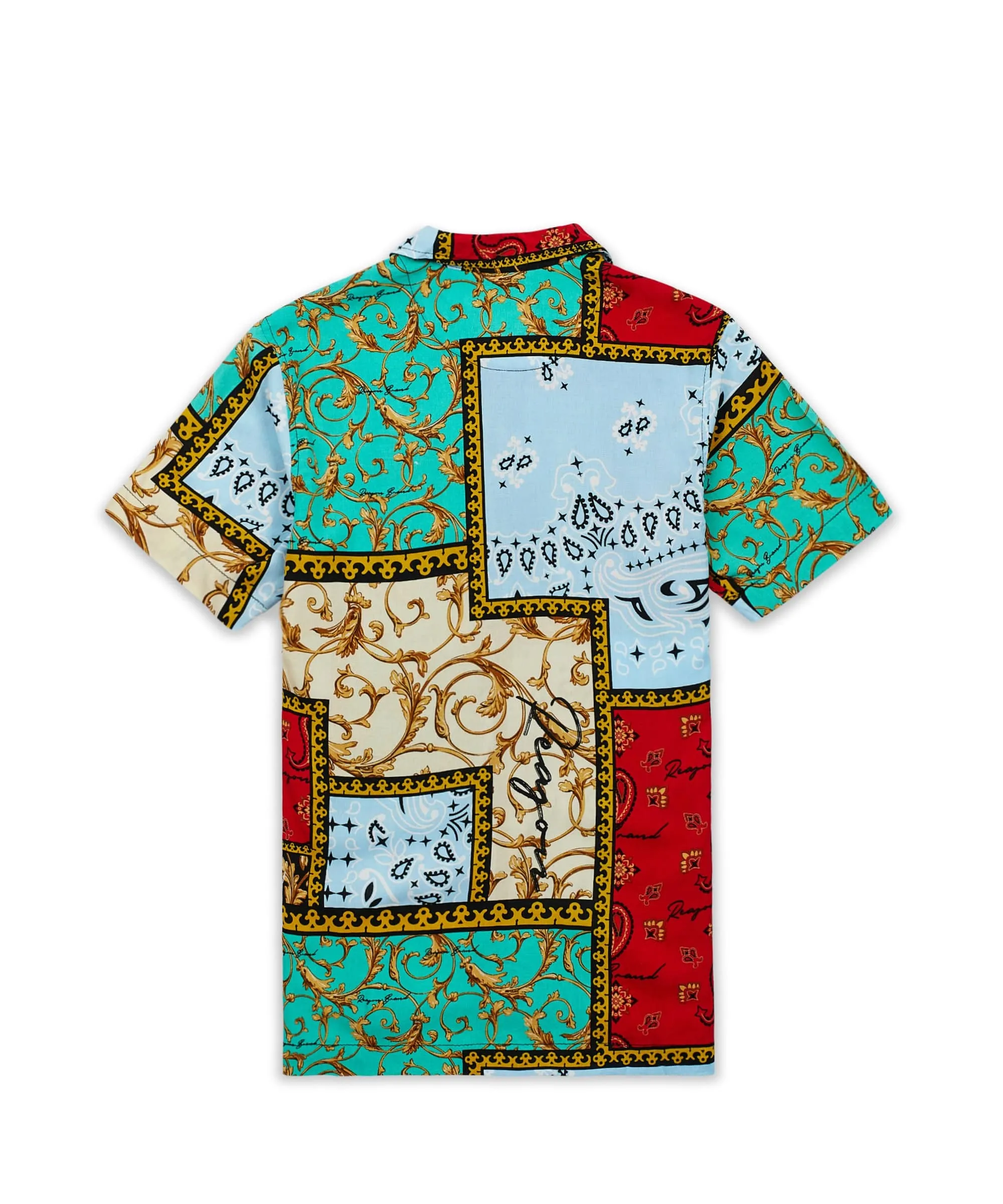 Olympian Allover Print Short Sleeve Shirt