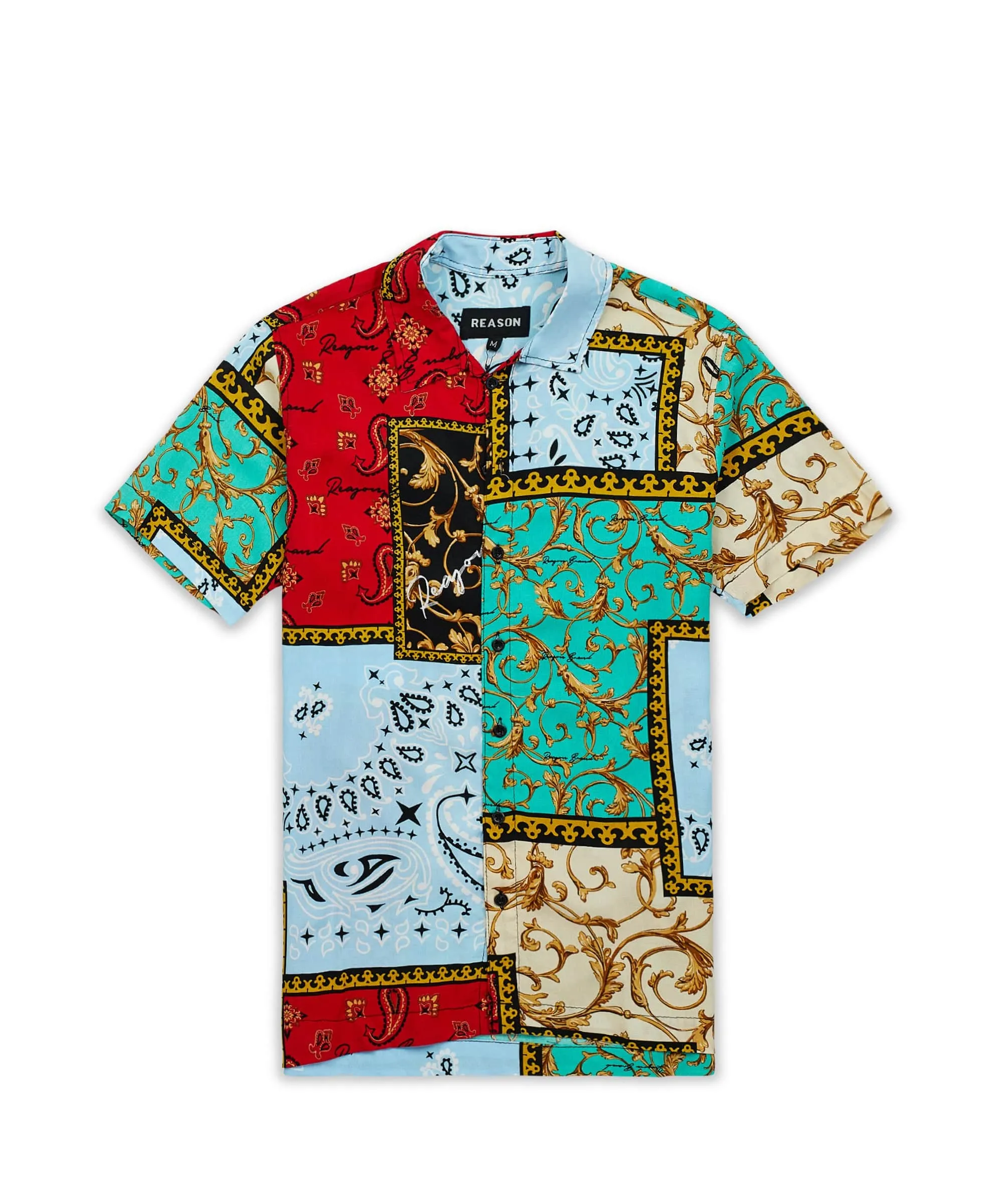 Olympian Allover Print Short Sleeve Shirt
