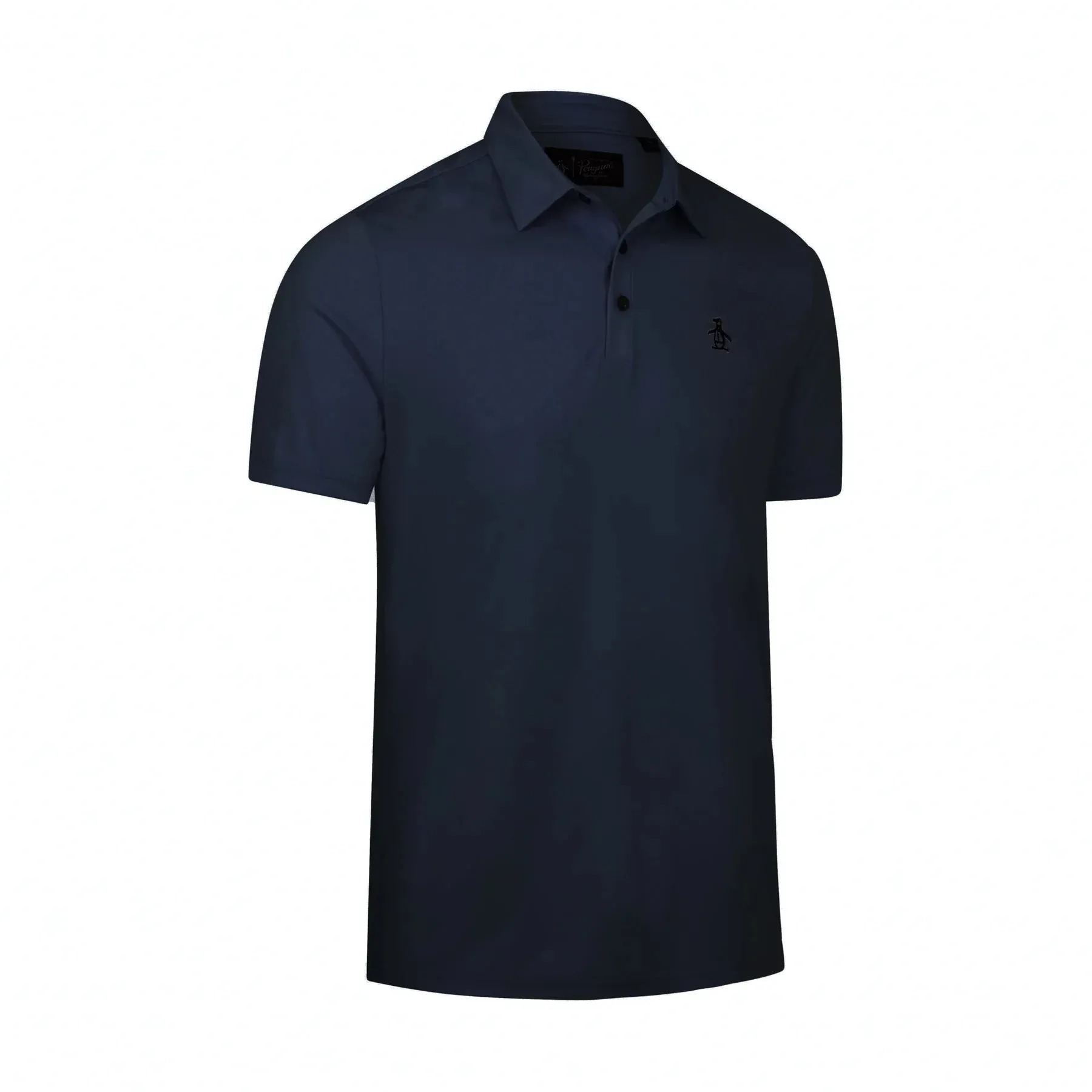 Original Penguin Mens Eco Oxford Performance Polo - BLACK IRIS