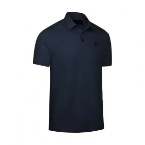 Original Penguin Mens Eco Oxford Performance Polo - BLACK IRIS