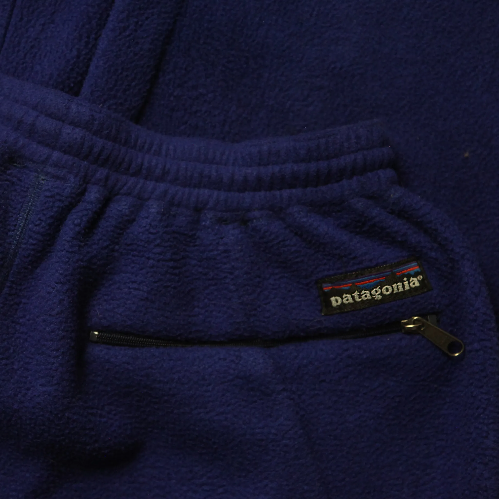 Patagonia Blue Fleece Joggers circa 1990's