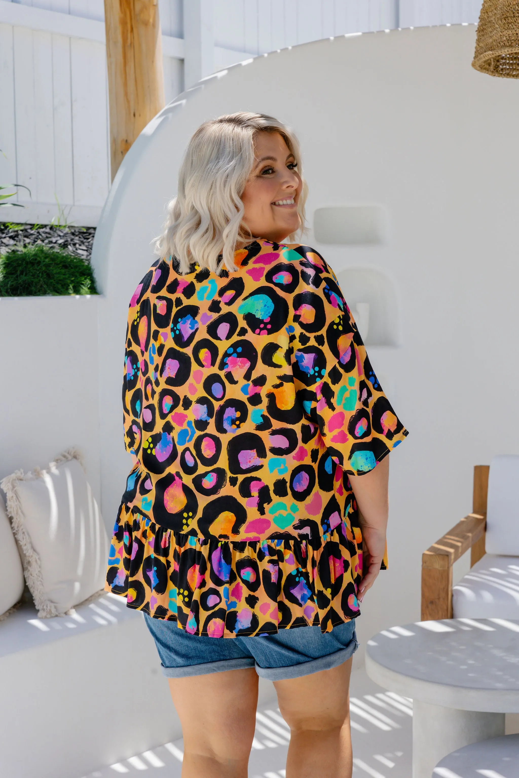 Peak Top in Passion Leopard by Kasey Rainbow