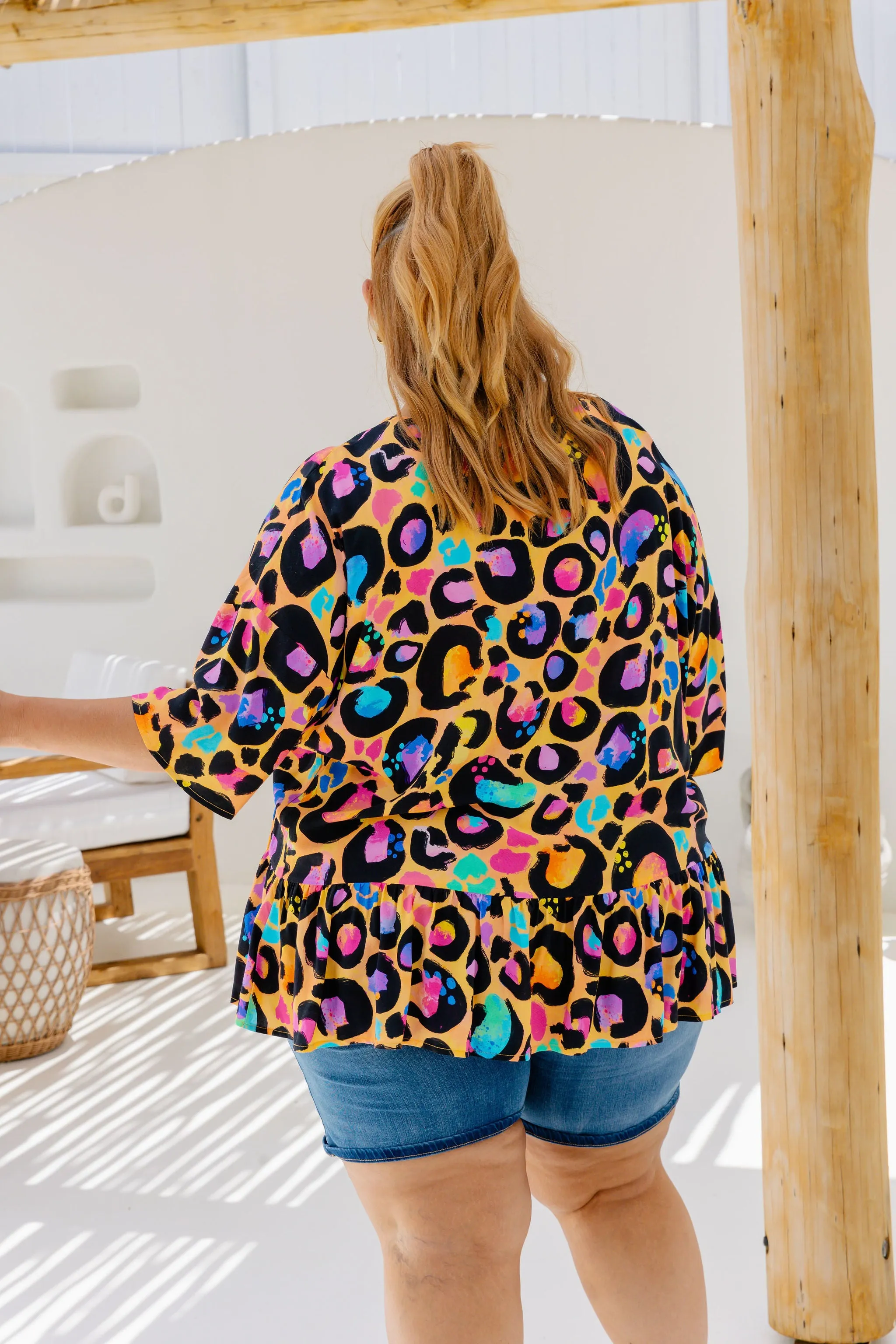 Peak Top in Passion Leopard by Kasey Rainbow