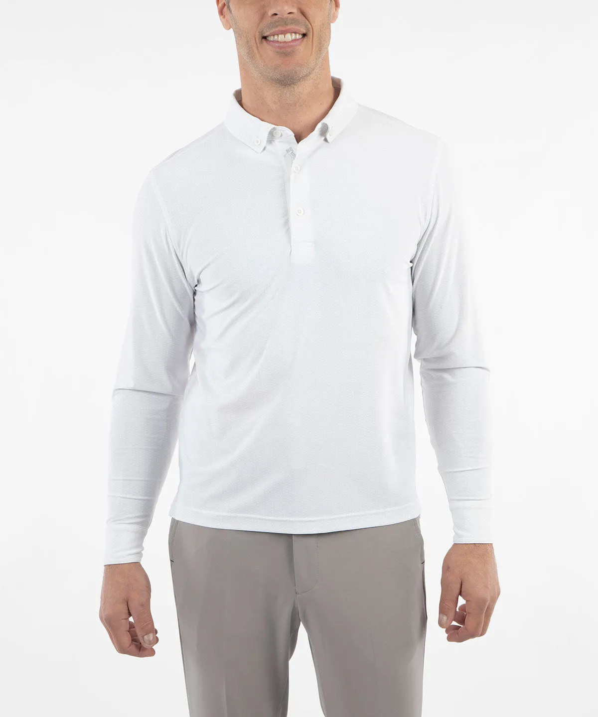 Performance Balata Jersey Long-Sleeve Buttoned Cuff