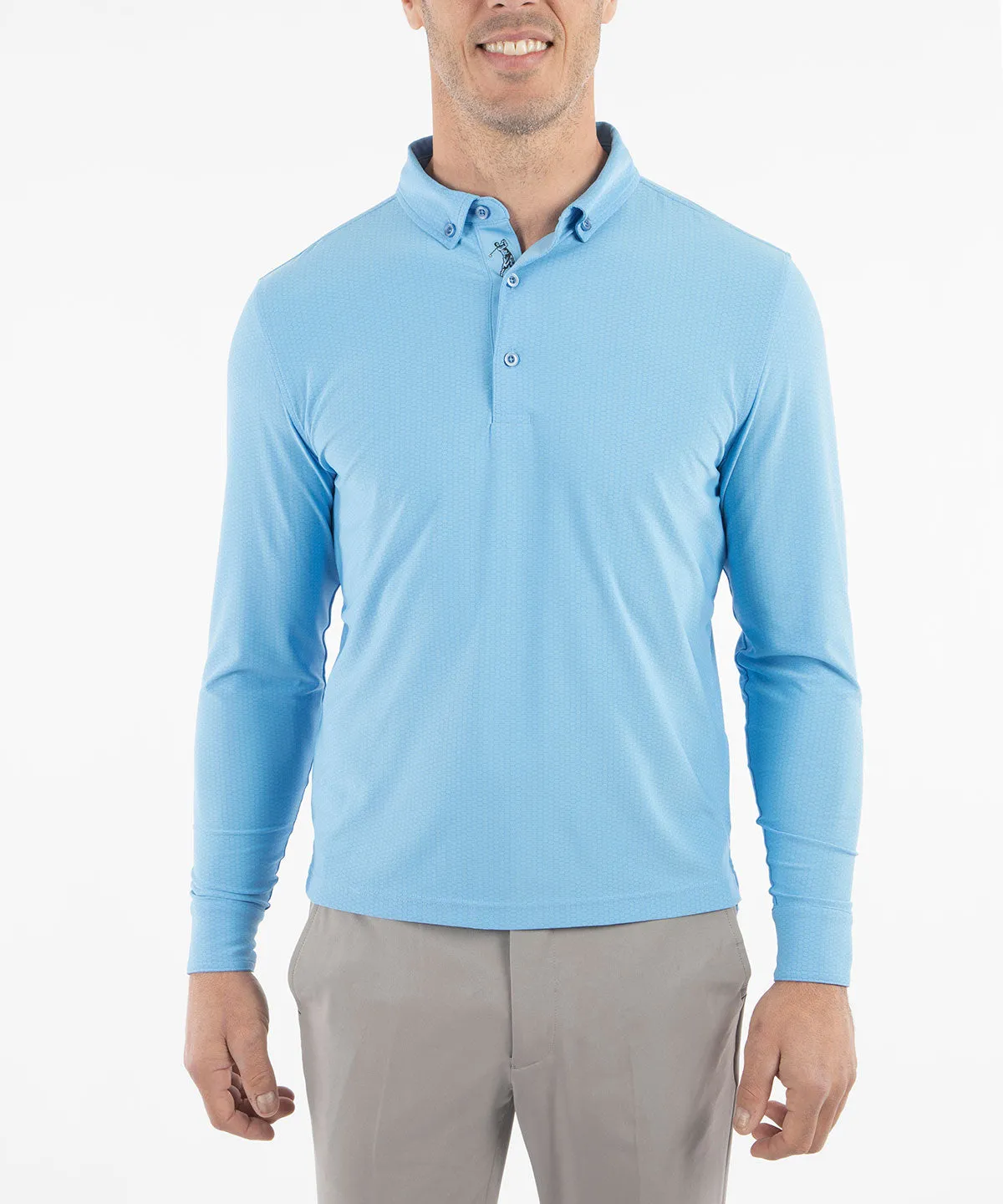 Performance Balata Jersey Long-Sleeve Buttoned Cuff