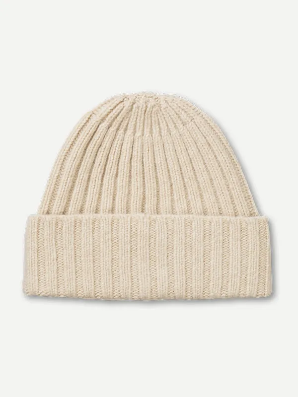 PLAIN RIBBED HAT POPPY