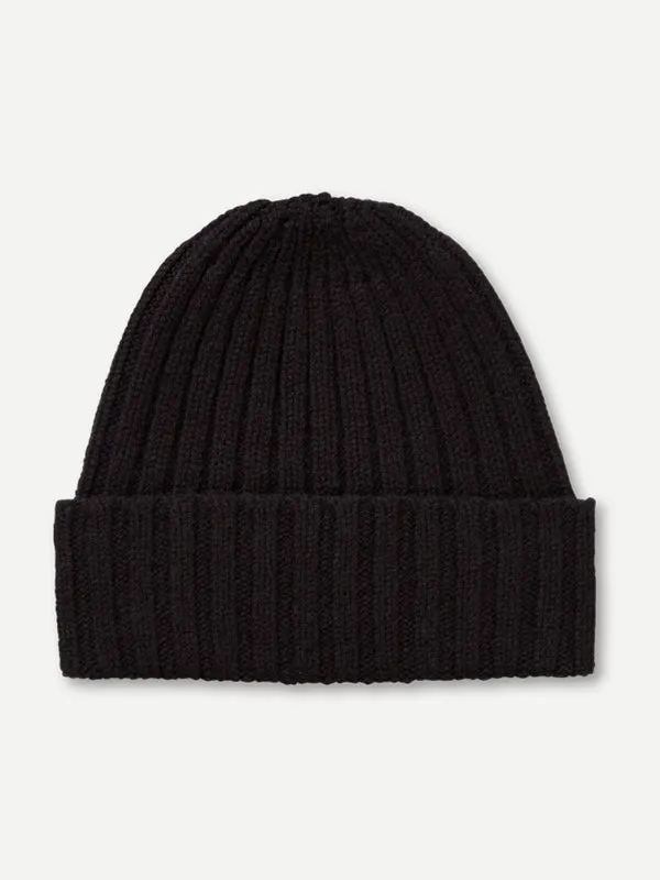 PLAIN RIBBED HAT POPPY