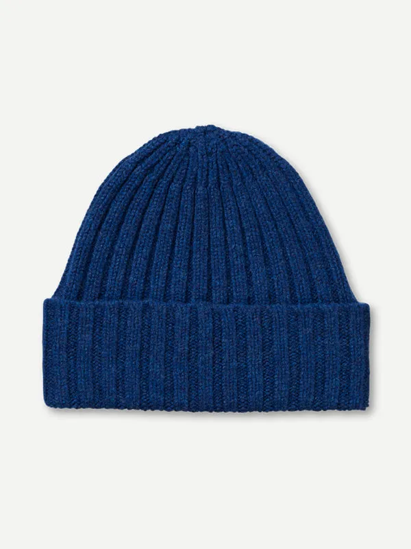 PLAIN RIBBED HAT POPPY