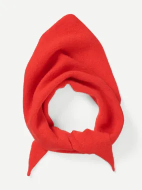 PLAIN TRIANGLE NECKERCHIEF POPPY
