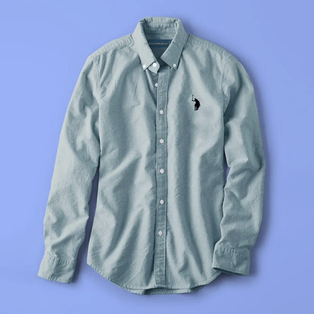 Polo Republica Men's Premium Pony Embroidered Plain Casual Shirt III