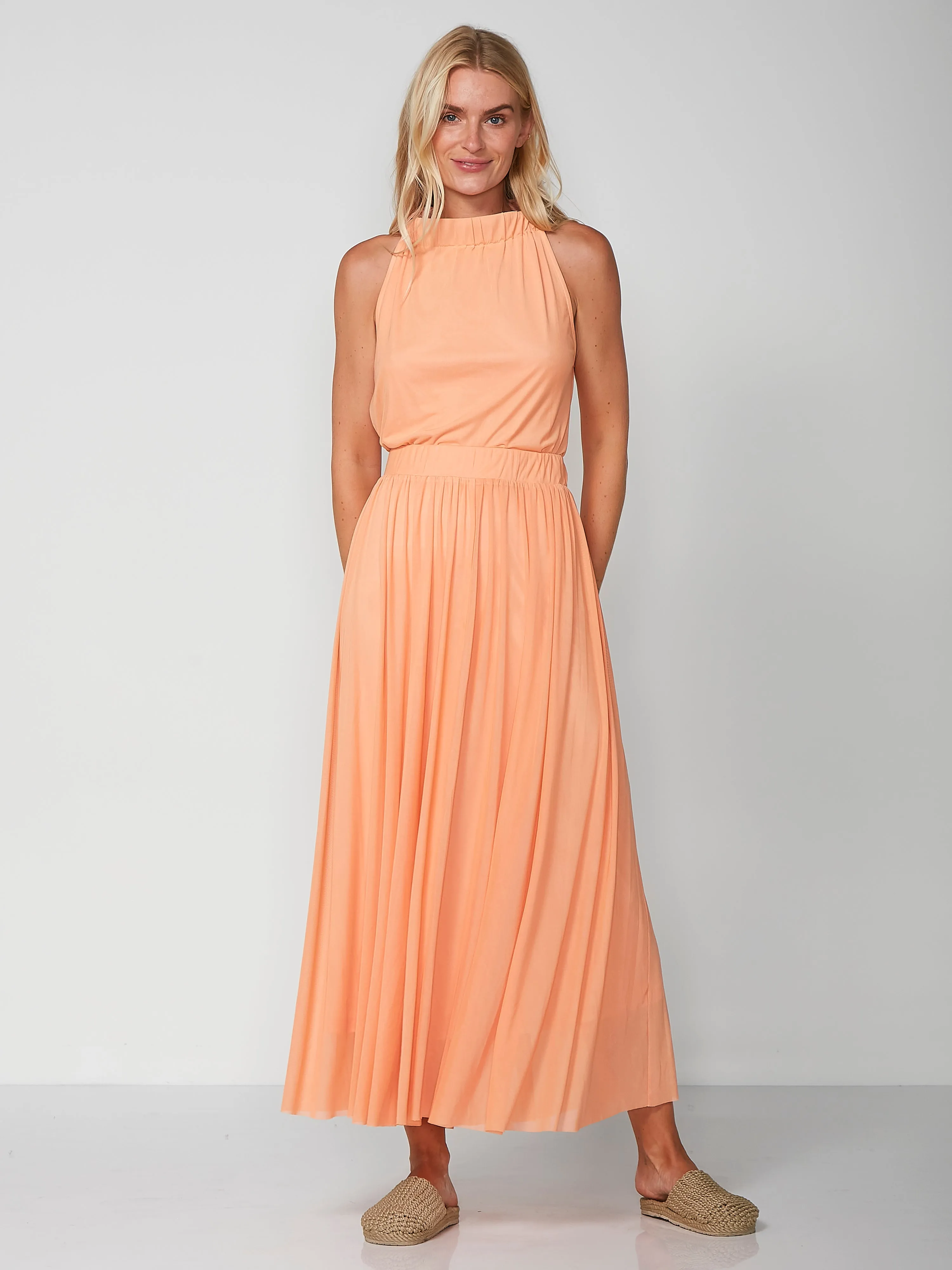 PUTTE top - hot orange