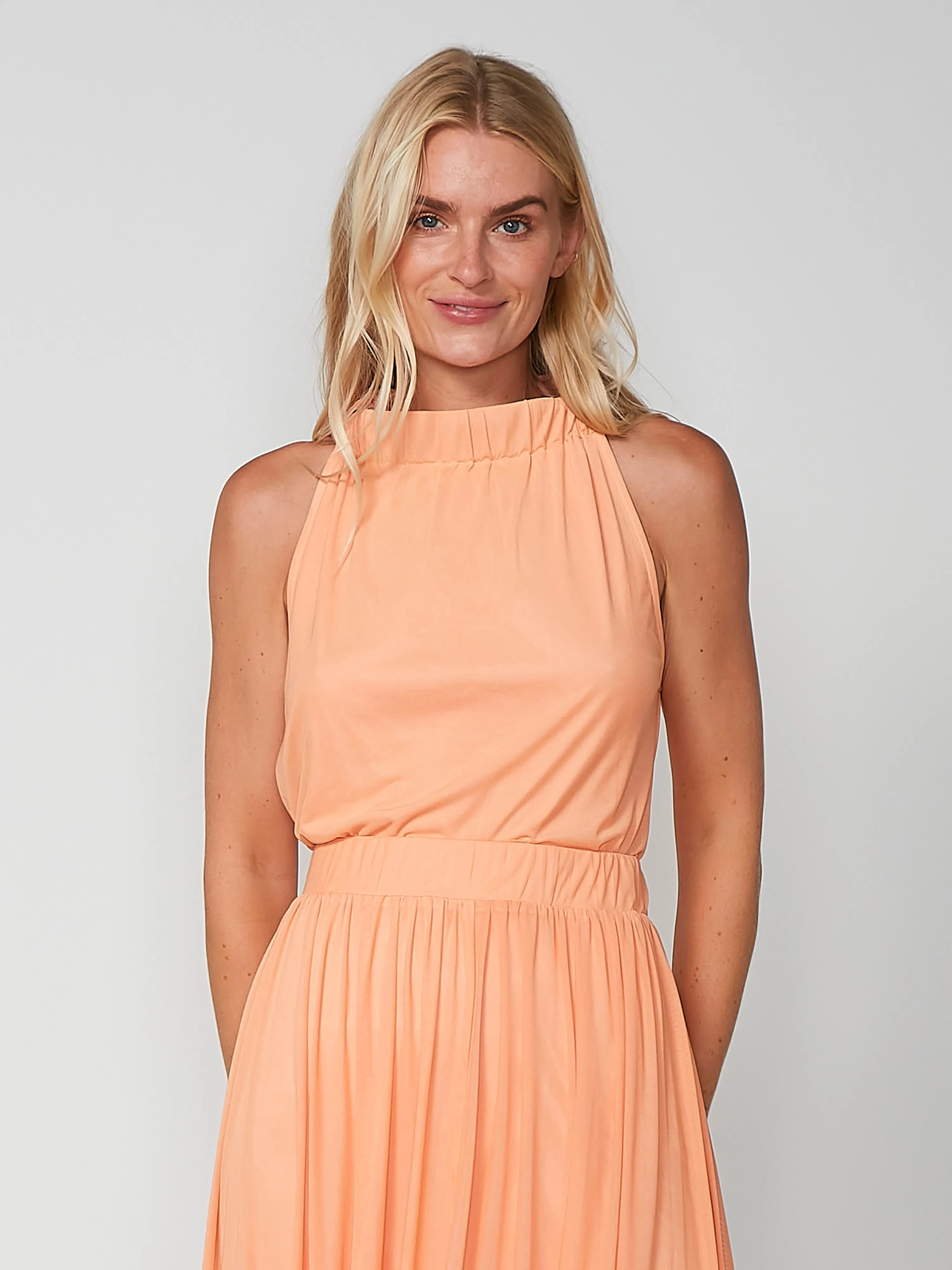 PUTTE top - hot orange