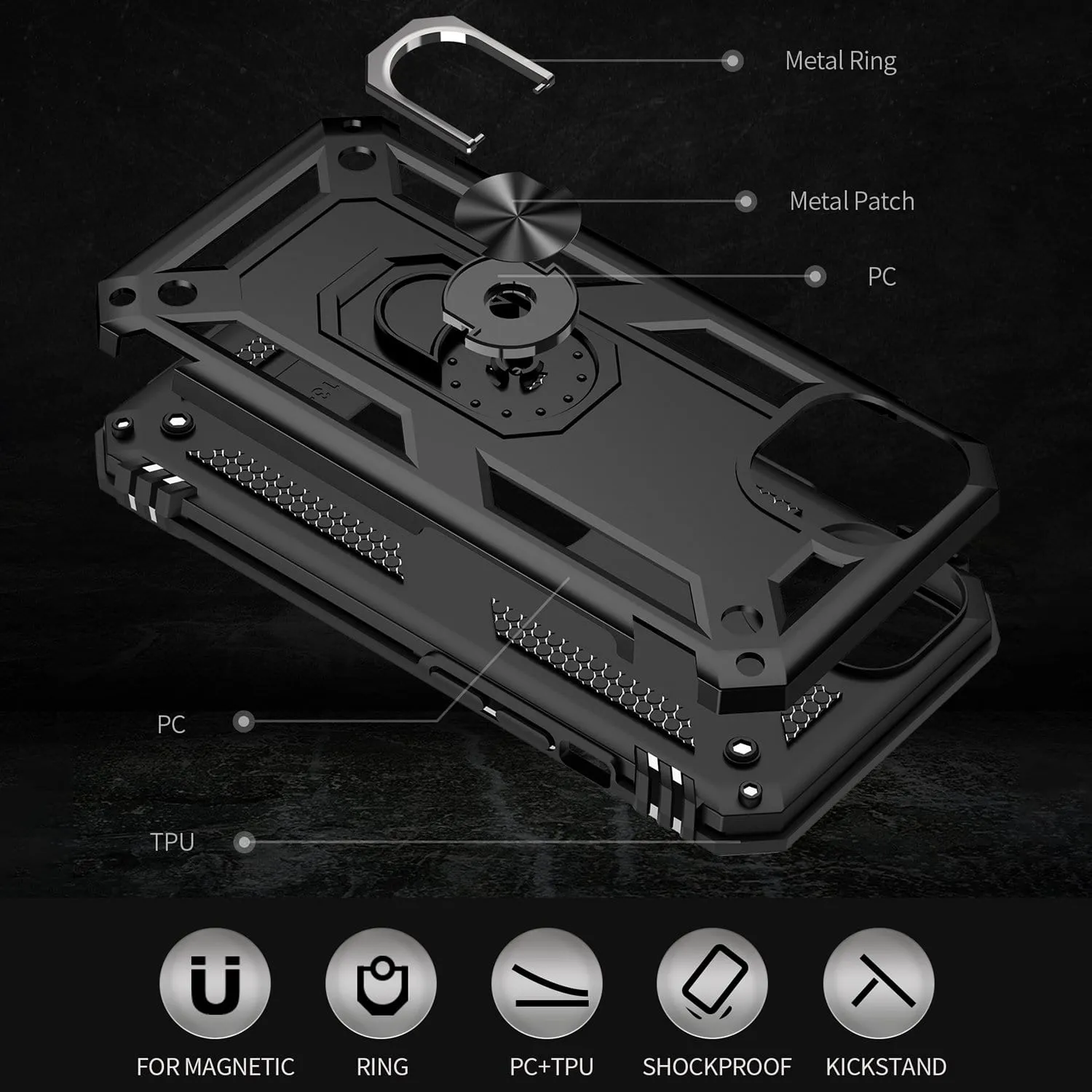 Raider Series Heavy-Duty Belt Clip Case - iPhone 14 & iPhone 13 - CP00131
