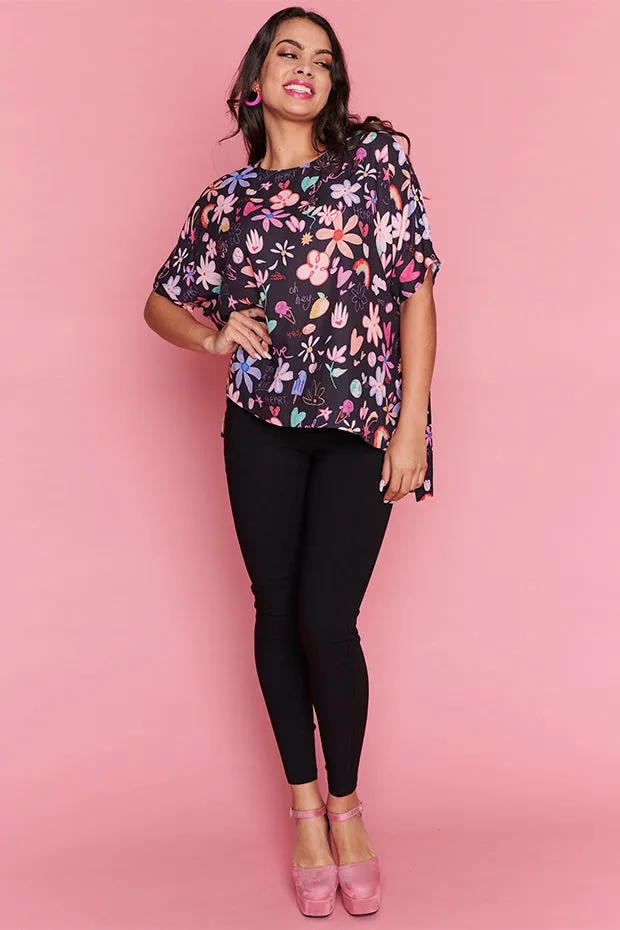 Serena Love Note Top