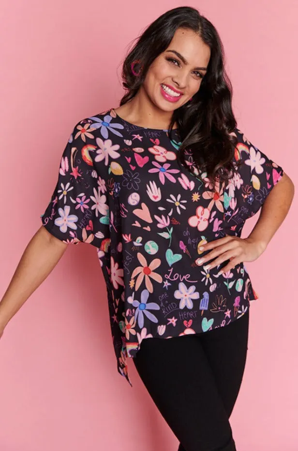 Serena Love Note Top