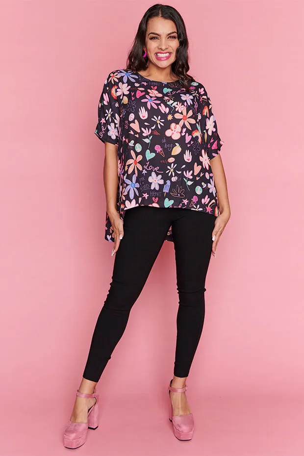 Serena Love Note Top