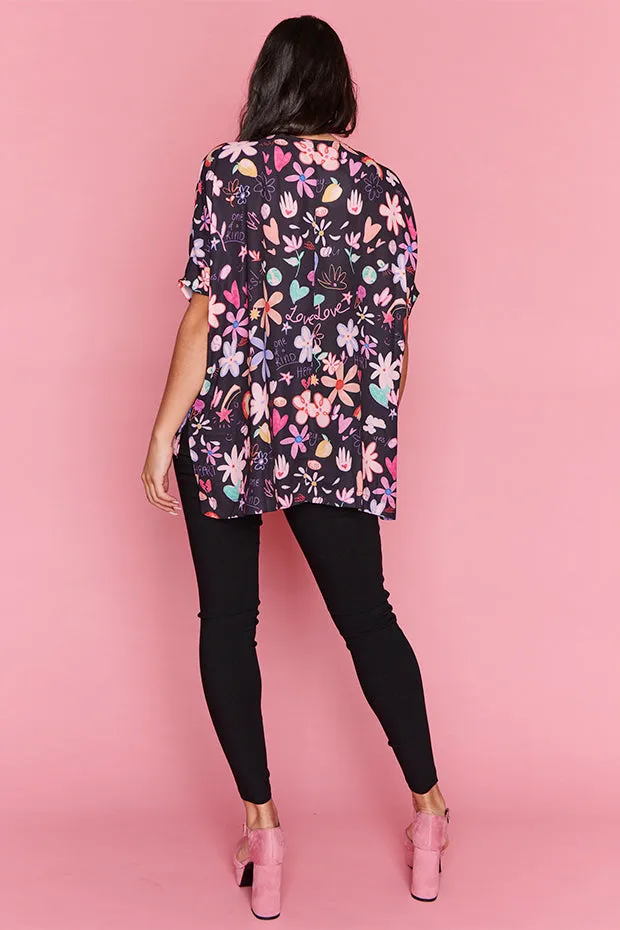 Serena Love Note Top