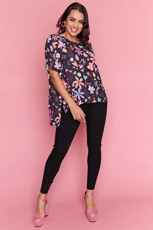 Serena Love Note Top