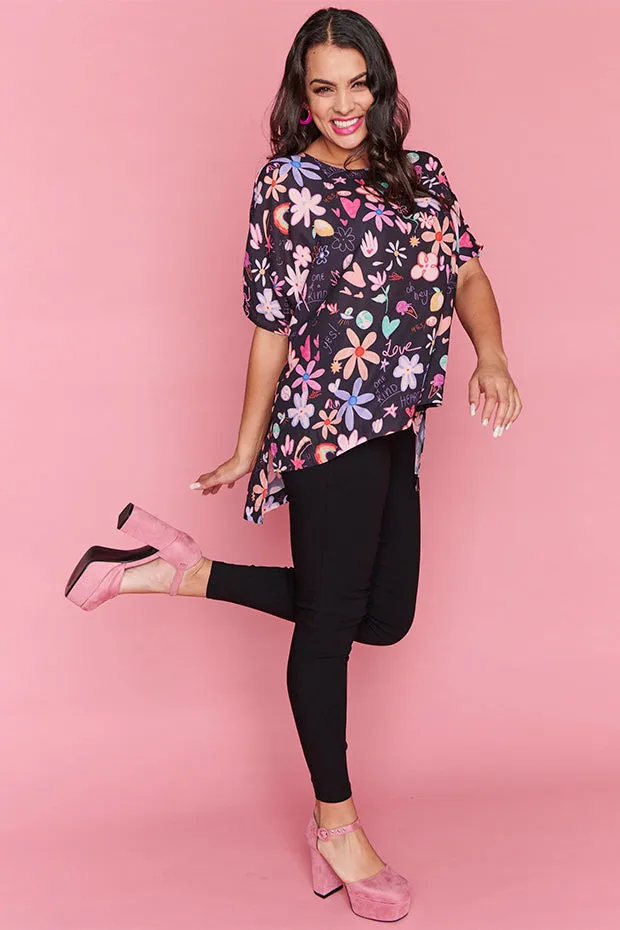 Serena Love Note Top