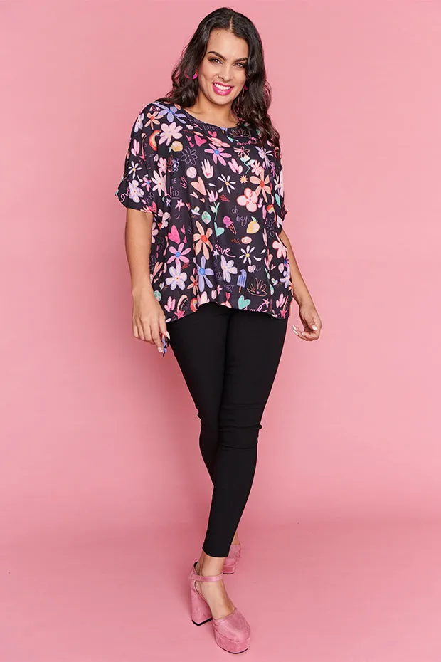 Serena Love Note Top
