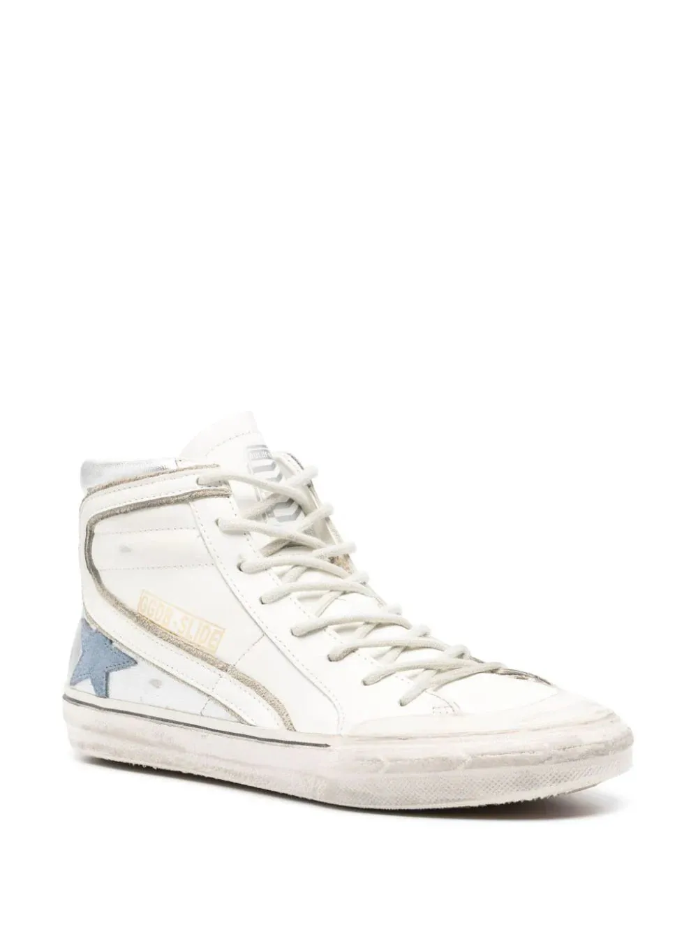 Slide Penstar in White/Silver/Light Blue