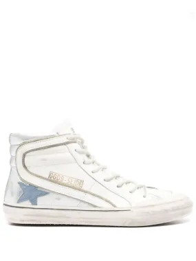 Slide Penstar in White/Silver/Light Blue