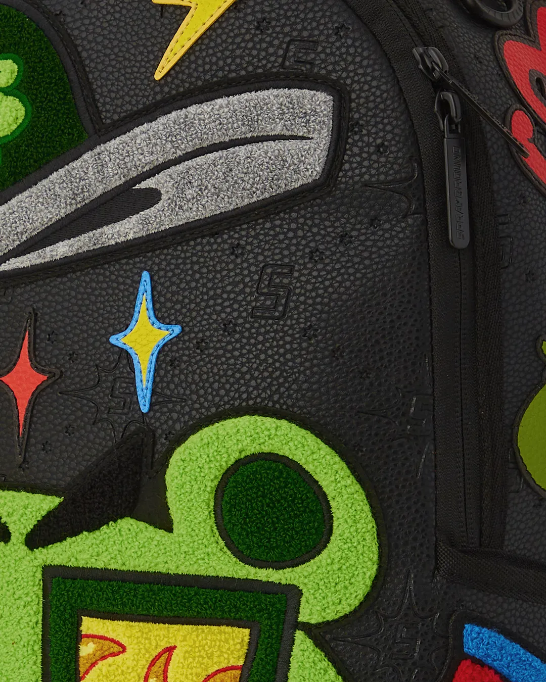 Sprayground Money Bear Mind Over Matter Backpack - Black / Green / Yellow