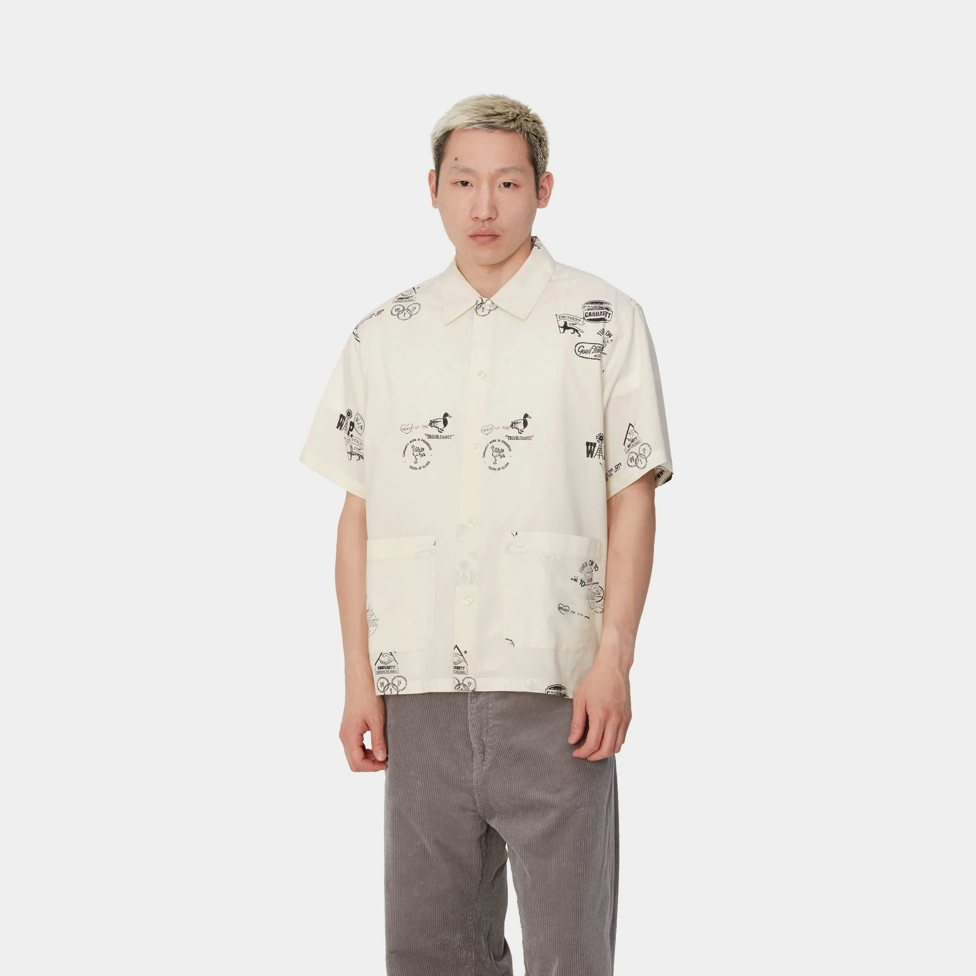 Stamp Print Shirt | Wax