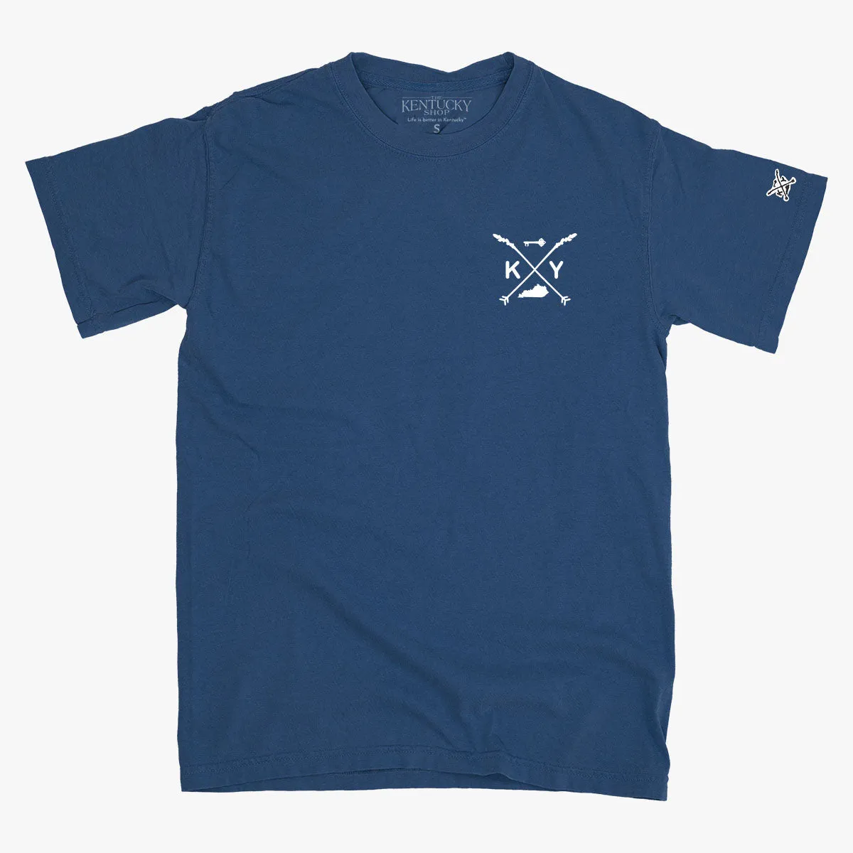 The Red River Gorge Pigment Dyed Tee (Denim)