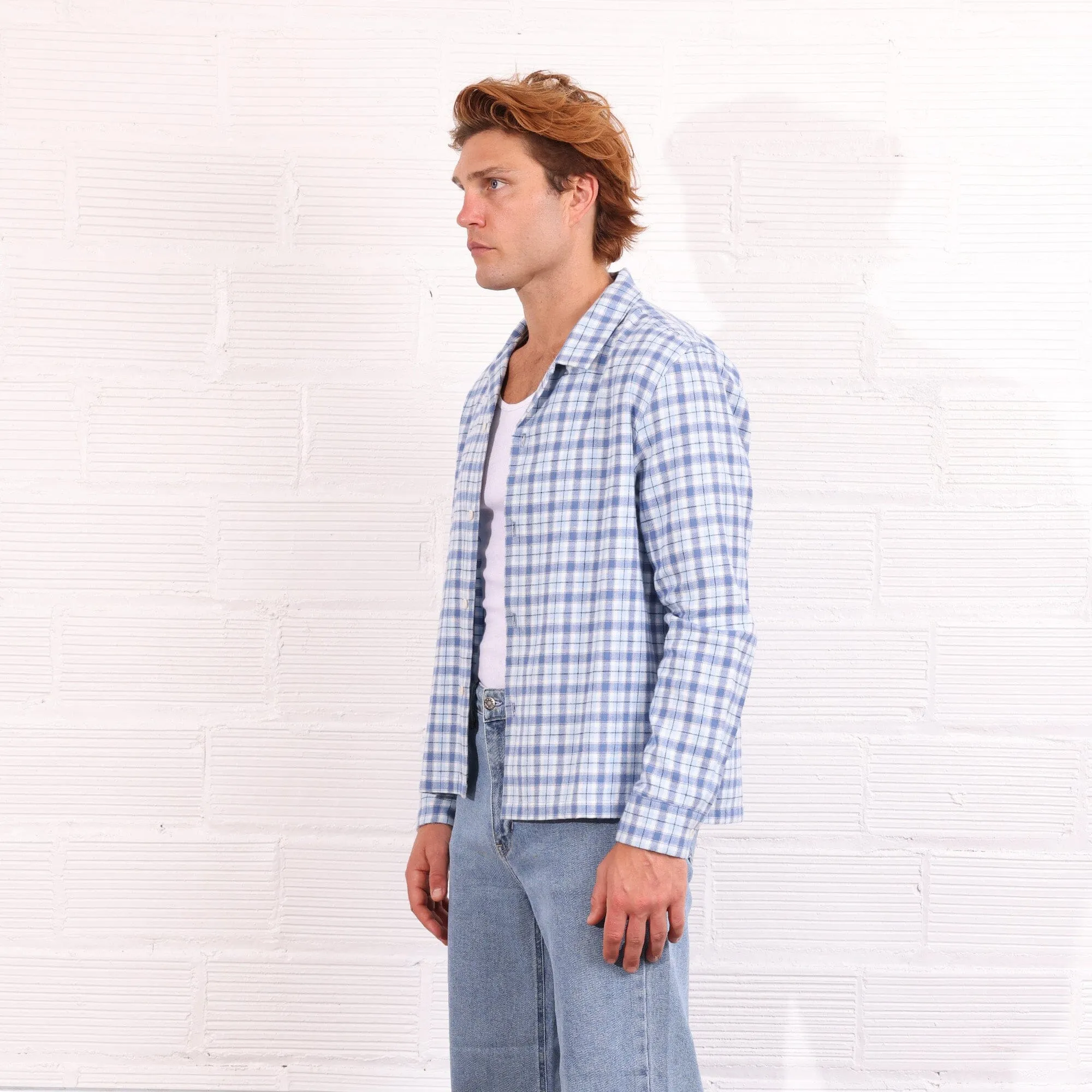 The Rosewood Half-Crop Flannel | Made in USA