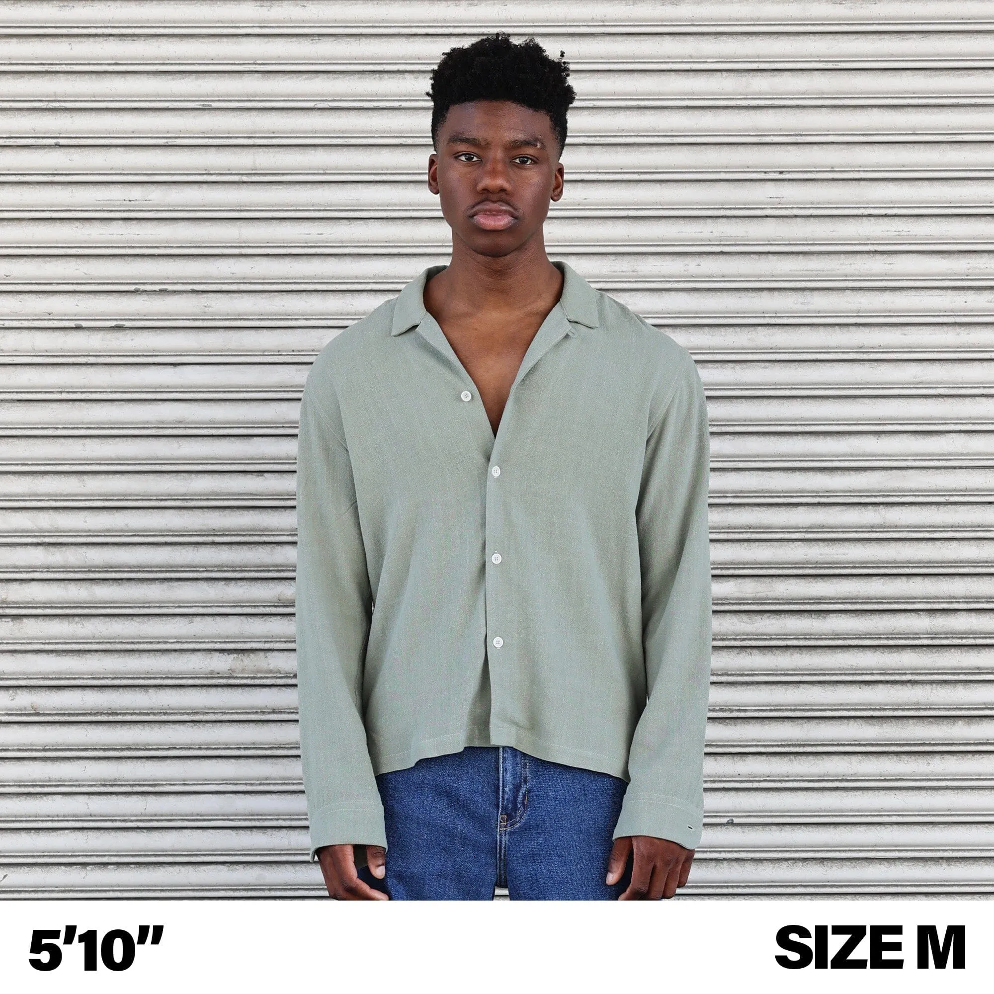 The Rosewood Half-Crop Linen Shirt | Made in USA