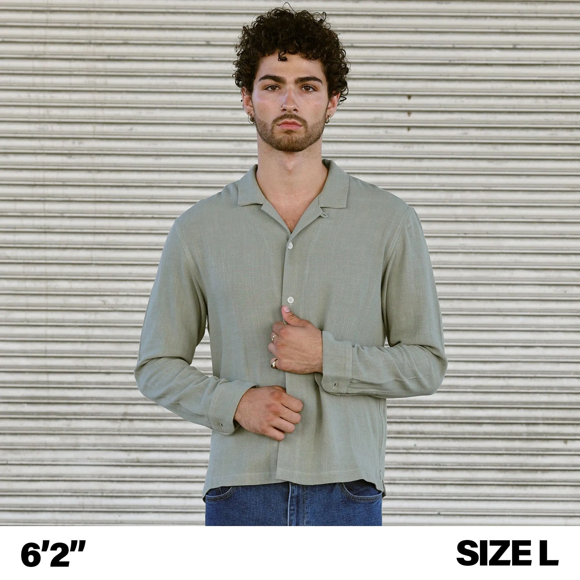 The Rosewood Half-Crop Linen Shirt | Made in USA
