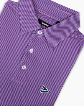 The Violet Stripe Polo