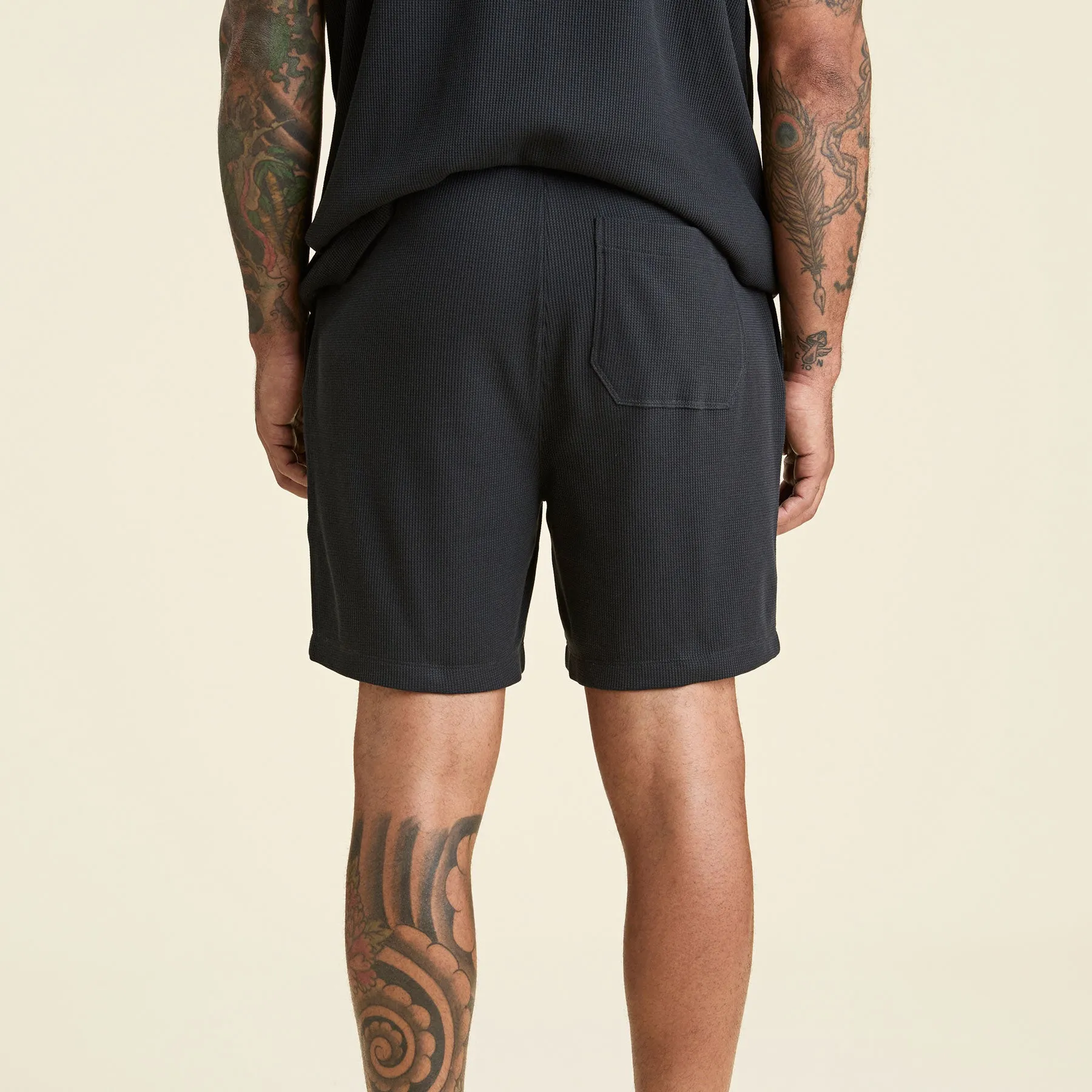 Waffle Shorts | Black