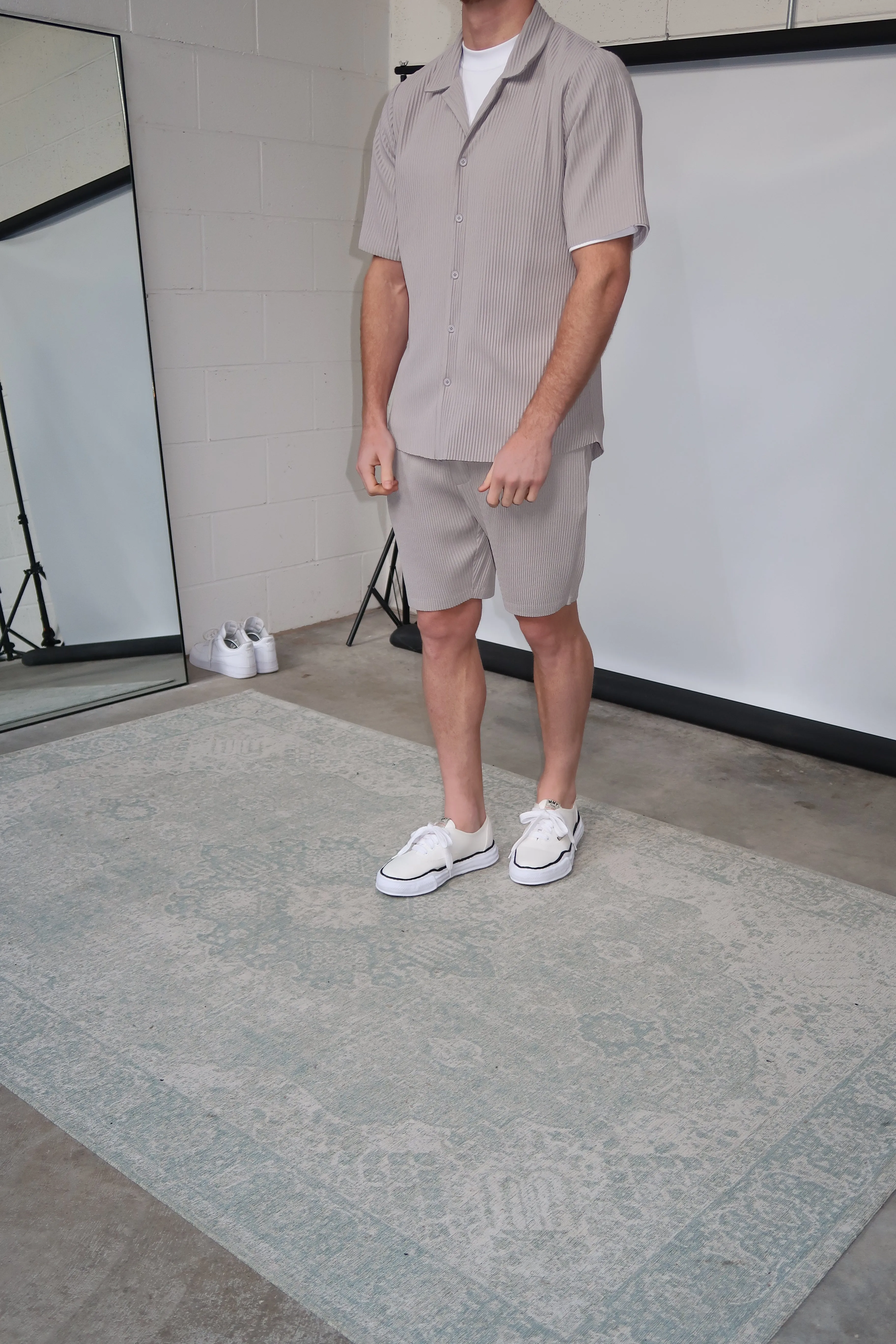 Waffle Shorts - Grey