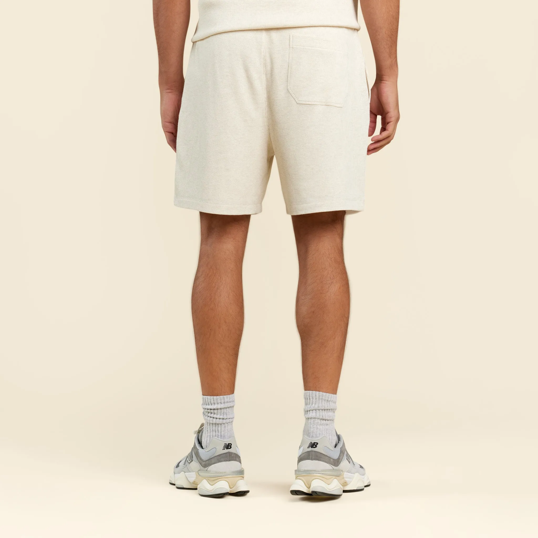 Waffle Shorts | Heather Bone