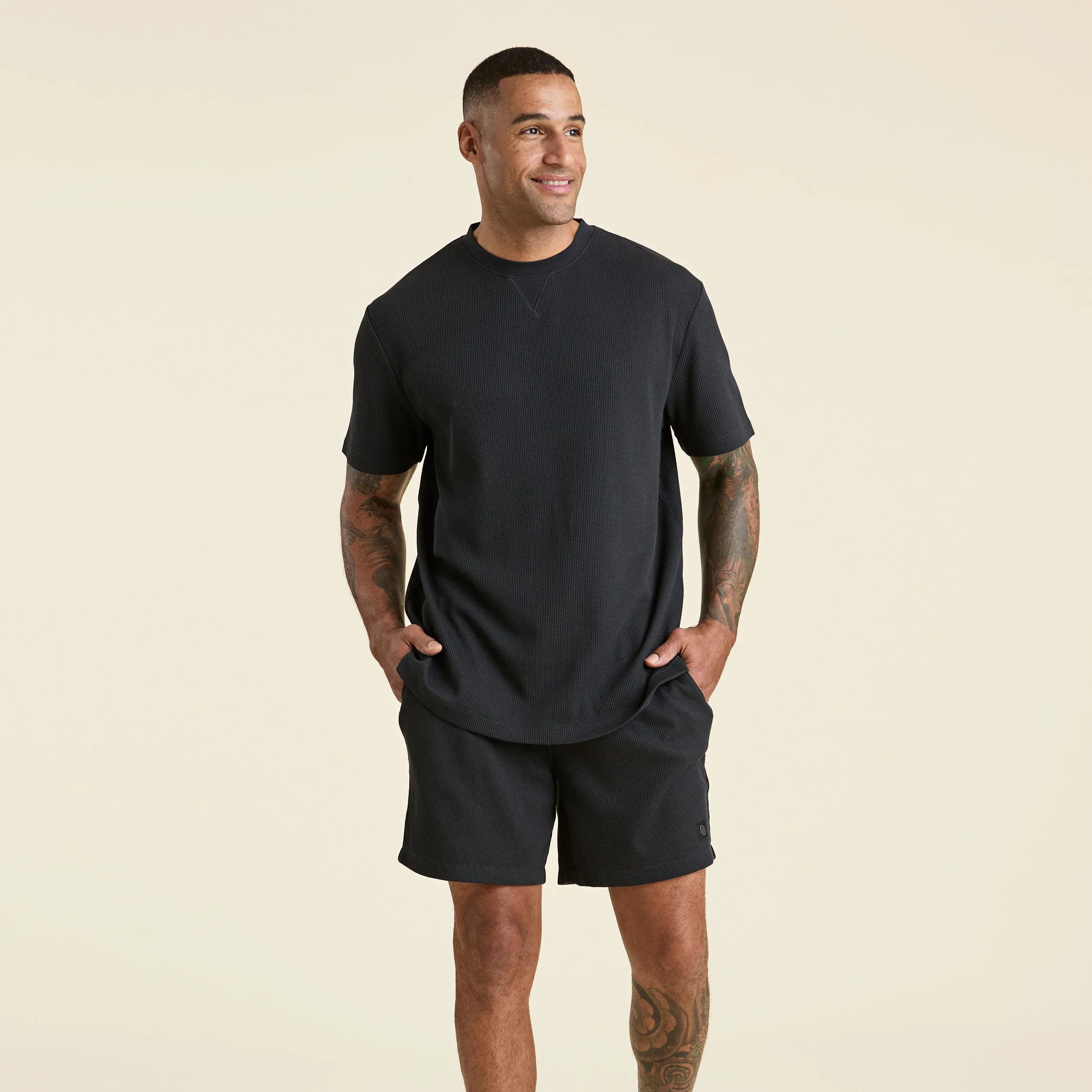 Waffle T-Shirt | Black