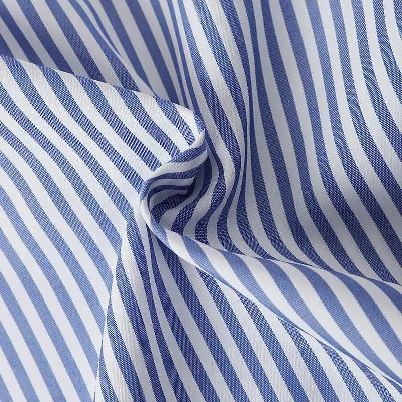 ZANZEA Office Striped Loose Blouse 2023 Turn-down Collar Top Oversized Women Long Sleeve Shirt Vintage Button-up Blusa Femininas